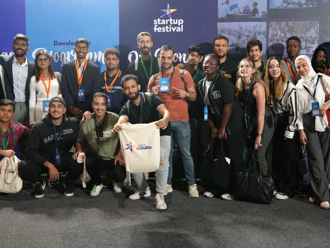 Ascencia Malta students participating in the Startup Festival
