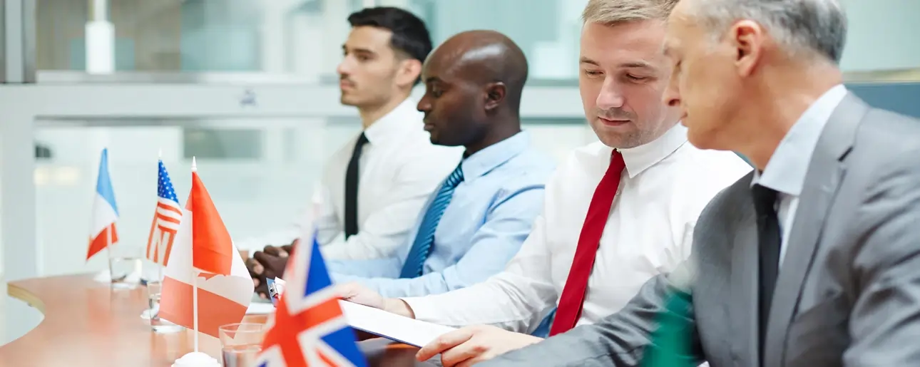 Professionals attending a Business English course at Malta, developing workplace communication skills for international careers.