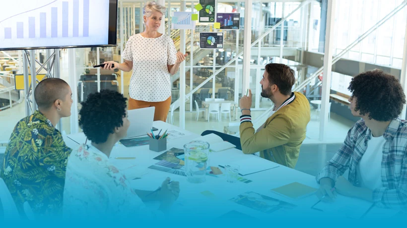 Ascencia Malta English for Specific Purposes Marketing course with students enhancing English communication skills for marketing and business careers.