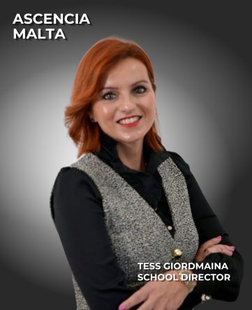 Portrait of Tess Giordmaina, School Director at Ascencia Malta